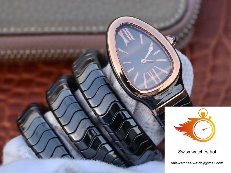 Bvlgari Serpenti Spiga Watch 102885 BV Factory Rose Gold No Diamond 2 Bvlgari Serpenti Spiga Watch 102885 BV Factory Rose Gold No Diamond 2