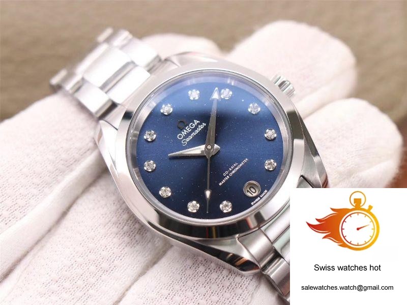 VS Factory Replica Omega Seamaster 220.10.38.20.53.001 Aqua Terra 150M CO AXIAL Master Chronometer Ladies Watch 2 VS Factory Replica Omega Seamaster 220.10.38.20.53.001 Aqua Terra 150M CO AXIAL Master Chronometer Ladies Watch 2