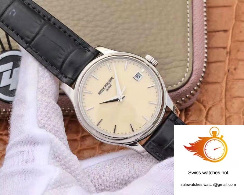 ZF Factory Patek Philippe Calatrava Automatic Date White Dial Watch 5227 Flip Back Version 2 ZF Factory Patek Philippe Calatrava Automatic Date White Dial Watch 5227 Flip Back Version 2
