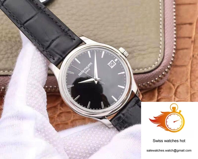 ZF Factory Patek Philippe Calatrava Automatic Date Black Dial Watch 5227G-010 Flip Back Version 2 ZF Factory Patek Philippe Calatrava Automatic Date Black Dial Watch 5227G-010 Flip Back Version 2