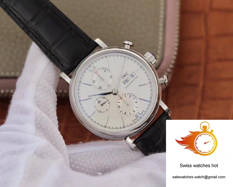 IWC Portofino Chronograph Multi-function IW391022 ZF Factory 42mm X 13.5mm White Dial 2 IWC Portofino Chronograph Multi-function IW391022 ZF Factory 42mm X 13.5mm White Dial 2