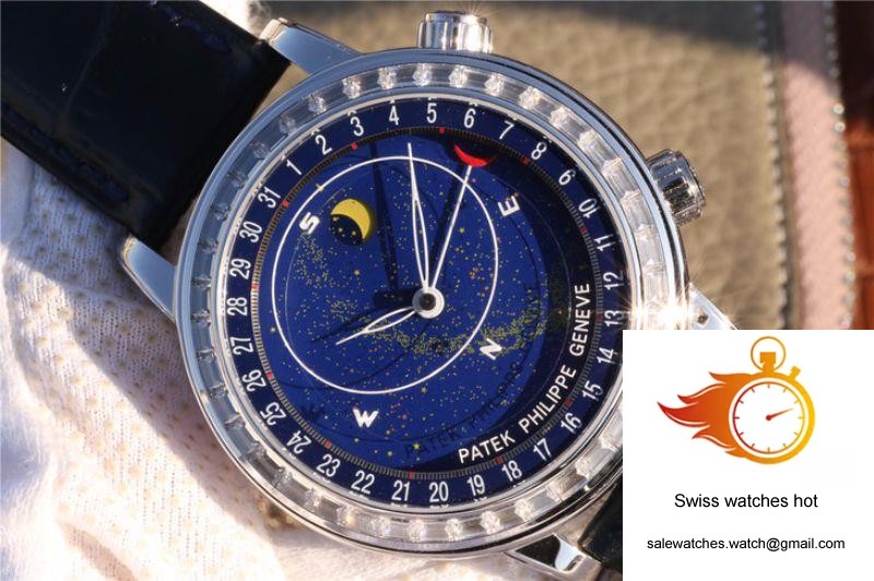 Patek Philippe Grand Complications Sky Moon Celestial 6102P-001 TWA Factory Blue Dial 2 Patek Philippe Grand Complications Sky Moon Celestial 6102P-001 TWA Factory Blue Dial 2