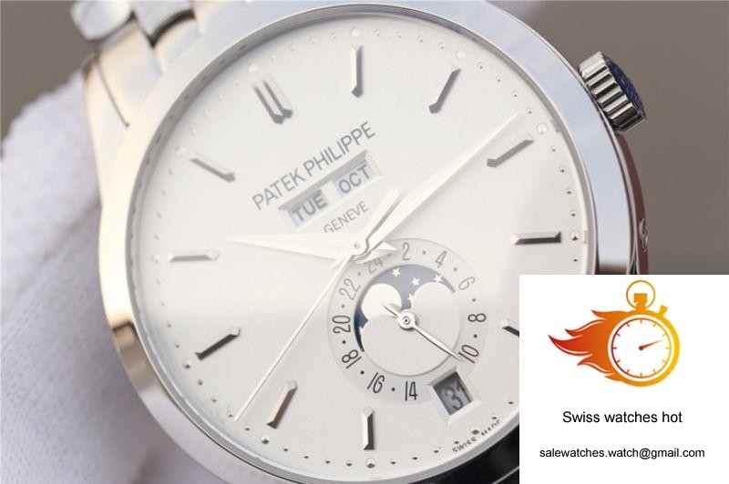 Patek Philippe Complications Annual Calendar 5396G KM Factory Steel Strap White Dial 2 Patek Philippe Complications Annual Calendar 5396G KM Factory Steel Strap White Dial 2