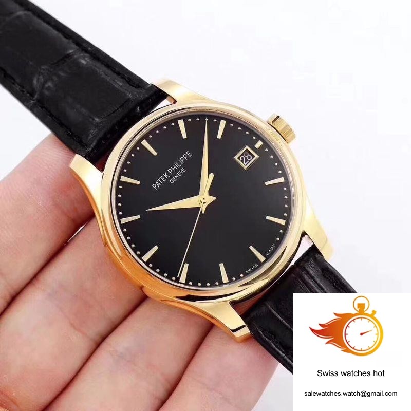 Patek Philippe Calatrava 5227 18K Yellow Gold Black Dial 2 Patek Philippe Calatrava 5227 18K Yellow Gold Black Dial 2
