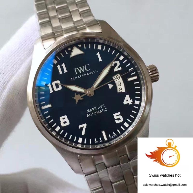 IWC Pilot Mark XVII Le Petit Prince IW327014 MKS Factory Blue Dial 2 IWC Pilot Mark XVII Le Petit Prince IW327014 MKS Factory Blue Dial 2