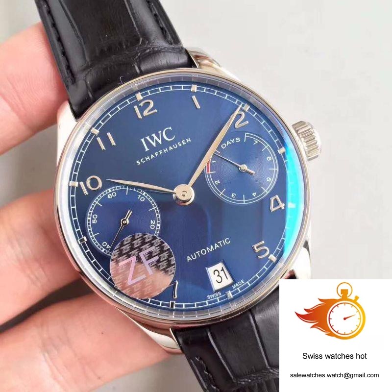 IWC Portuguese IW500703 ZF Factory Blue Dial 2 IWC Portuguese IW500703 ZF Factory Blue Dial 2