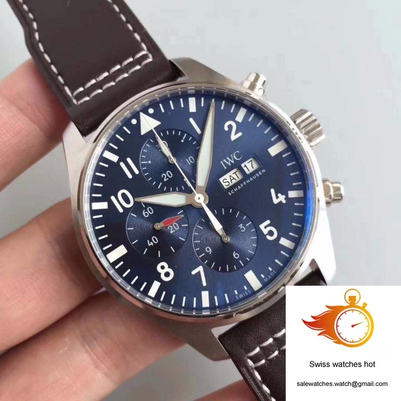 IWC Pilot Chronograph Edition Le Petit Prince IW377713 ZF Factory Blue Dial 2 IWC Pilot Chronograph Edition Le Petit Prince IW377713 ZF Factory Blue Dial 2