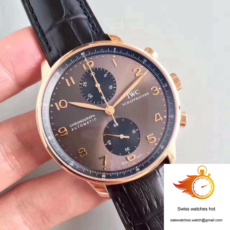 IWC Portugieser Chronograph IW371482 ZF Factory Anthracite Dial 2 IWC Portugieser Chronograph IW371482 ZF Factory Anthracite Dial 2