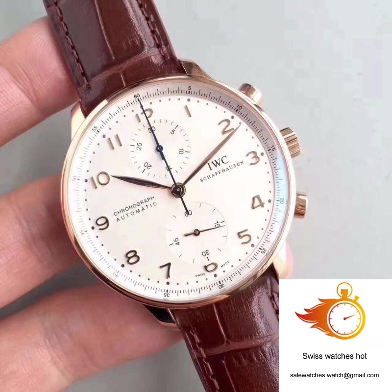 IWC Portugieser Chronograph IW371445 ZF Factory V2 Silver Dial 2 IWC Portugieser Chronograph IW371445 ZF Factory V2 Silver Dial 2