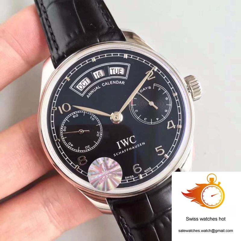 IWC Portugieser Annual Calendar IW503502 YL Factory Black Dial 2 IWC Portugieser Annual Calendar IW503502 YL Factory Black Dial 2