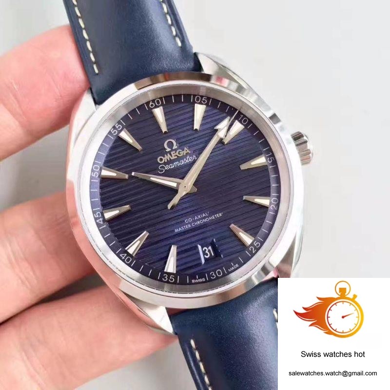 Omega Seamaster Aqua Terra 150M Master Co-Axial Baselworld Blue Textured Dial 2 Omega Seamaster Aqua Terra 150M Master Co-Axial Baselworld Blue Textured Dial 2