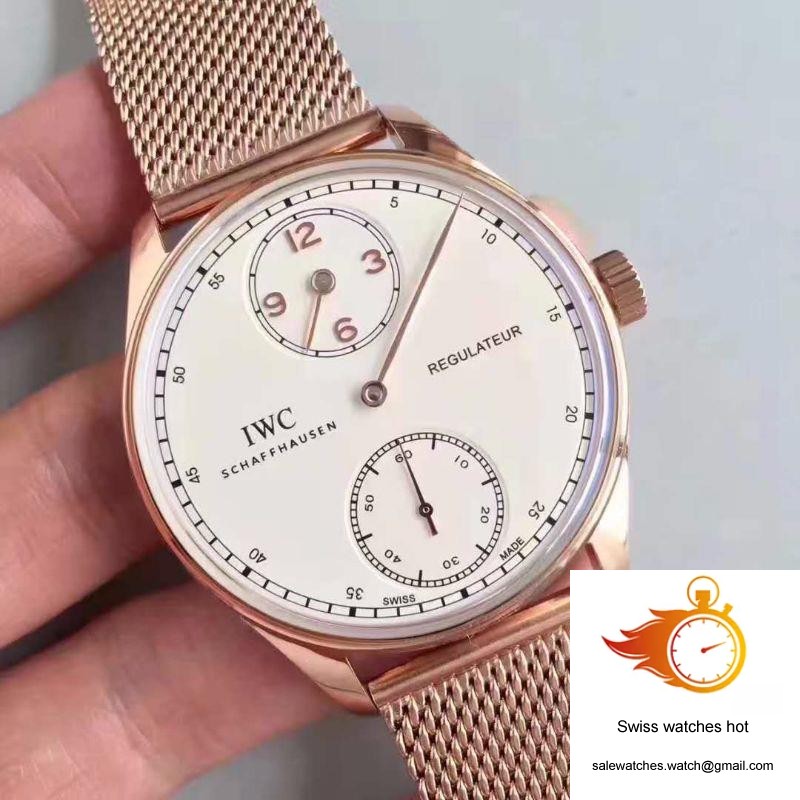 IWC Portugieser Regulateur IW544402 YL Factory White Dial 2 IWC Portugieser Regulateur IW544402 YL Factory White Dial 2