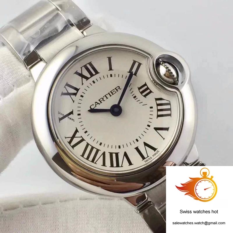 Ballon Bleu De Cartier 28MM W69010Z4 V6 Factory White Dial 2 Ballon Bleu De Cartier 28MM W69010Z4 V6 Factory White Dial 2