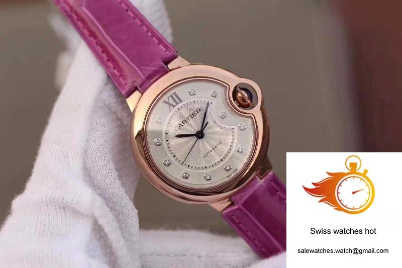 Ballon Bleu De Cartier WE902040 V9 Factory Silver Textured Dial 2 Ballon Bleu De Cartier WE902040 V9 Factory Silver Textured Dial 2