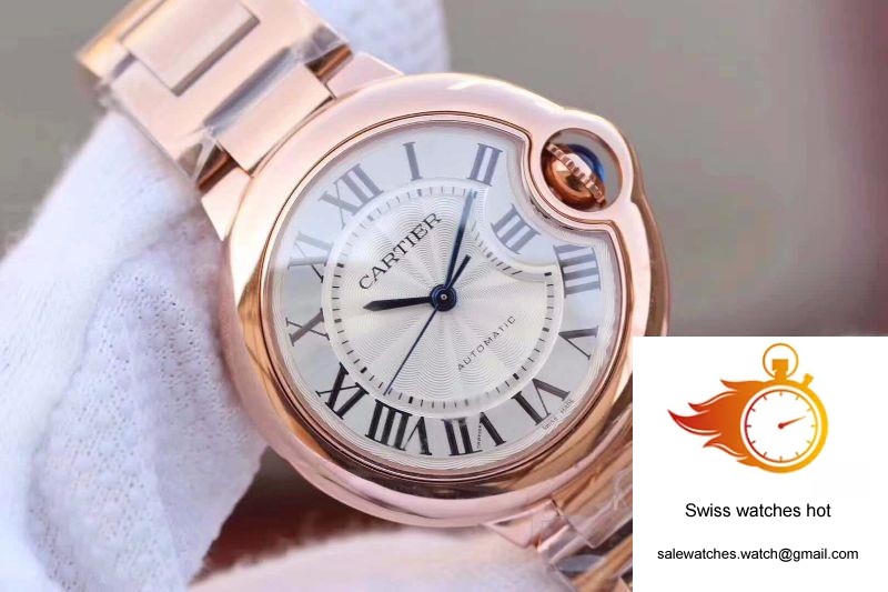 Ballon Bleu De Cartier Ladies 33MM W6920068 V9 Factory White Textured Dial 2 Ballon Bleu De Cartier Ladies 33MM W6920068 V9 Factory White Textured Dial 2