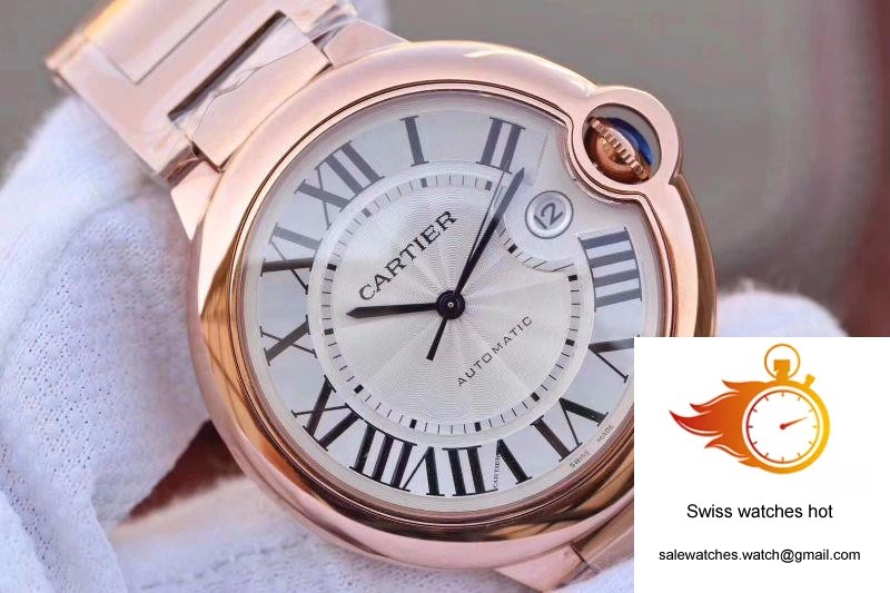 Ballon Bleu De Cartier 42MM W69006Z2 V9 Factory White Textured Dial 2 Ballon Bleu De Cartier 42MM W69006Z2 V9 Factory White Textured Dial 2