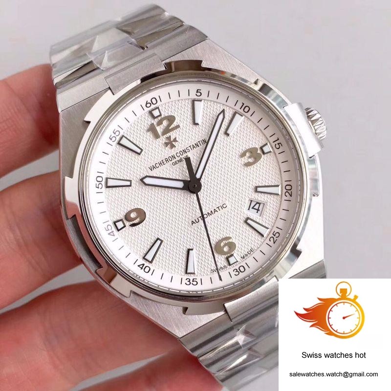 Vacheron Constantin Overseas 47040 Stainless Steel Bracelet JJ Factory White Dial 2 Vacheron Constantin Overseas 47040 Stainless Steel Bracelet JJ Factory White Dial 2