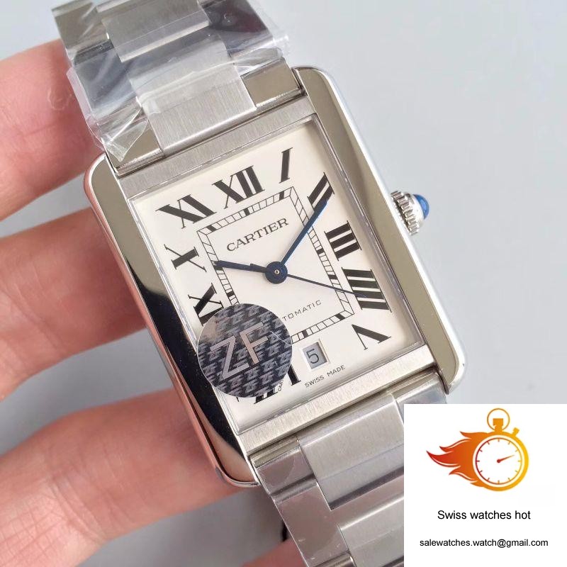 Cartier Tank Solo XL Automatic W5200028 ZF Factory White Dial 2 Cartier Tank Solo XL Automatic W5200028 ZF Factory White Dial 2