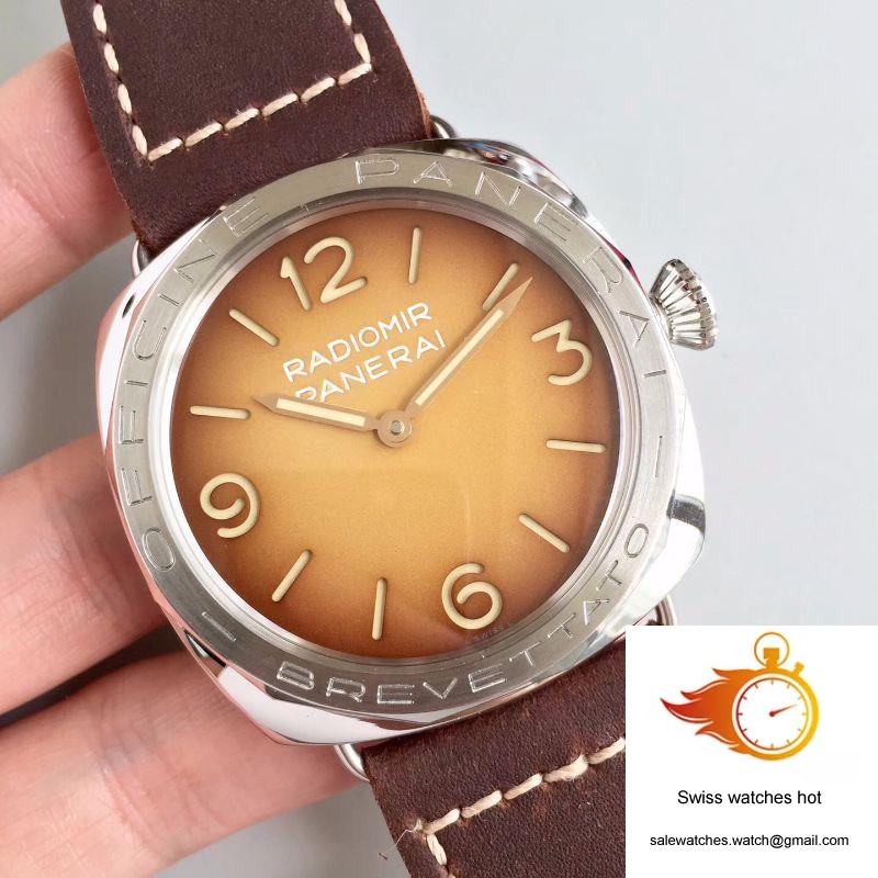 Panerai Radiomir 3 Days Acciaio Brevettato PAM687 ZF Factory Brown Dial 2 Panerai Radiomir 3 Days Acciaio Brevettato PAM687 ZF Factory Brown Dial 2