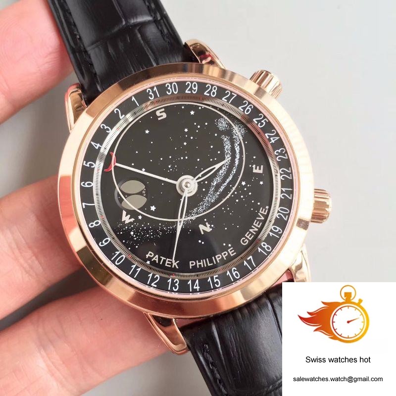 Patek Philippe Grand Complications Sky Moon Celestial 6102R-001 TW Factory Black Dial 2 Patek Philippe Grand Complications Sky Moon Celestial 6102R-001 TW Factory Black Dial 2