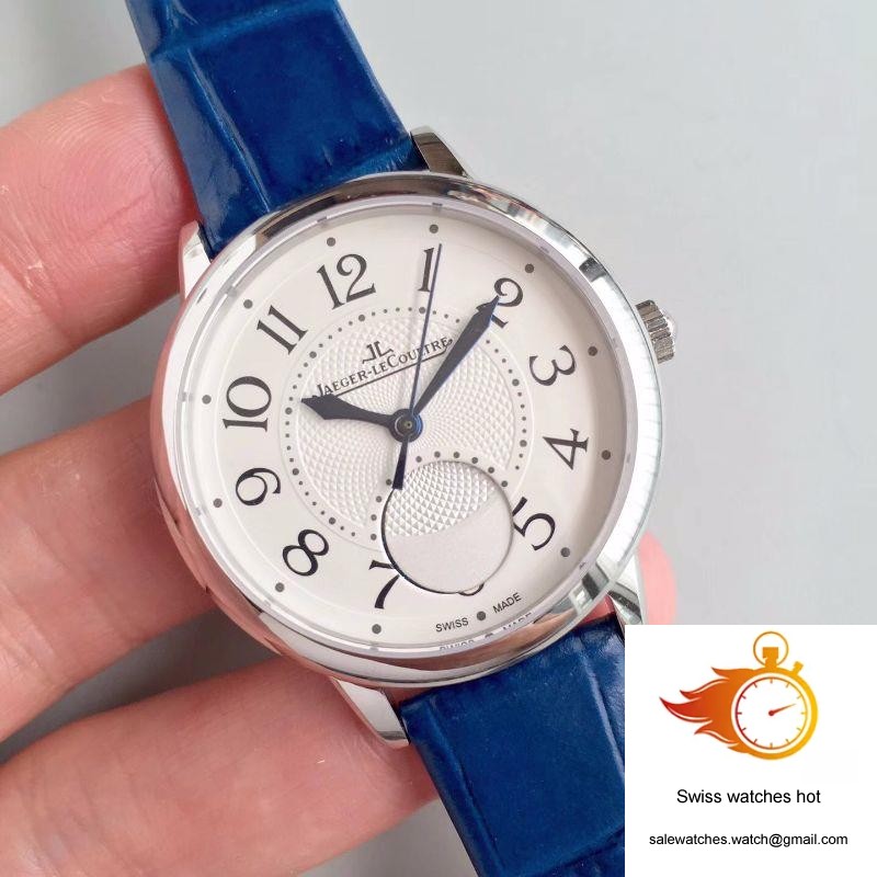 Jaeger-LeCoultre Rendez-Vous 3448420 Blue Leather Strap White Dial 2 Jaeger-LeCoultre Rendez-Vous 3448420 Blue Leather Strap White Dial 2