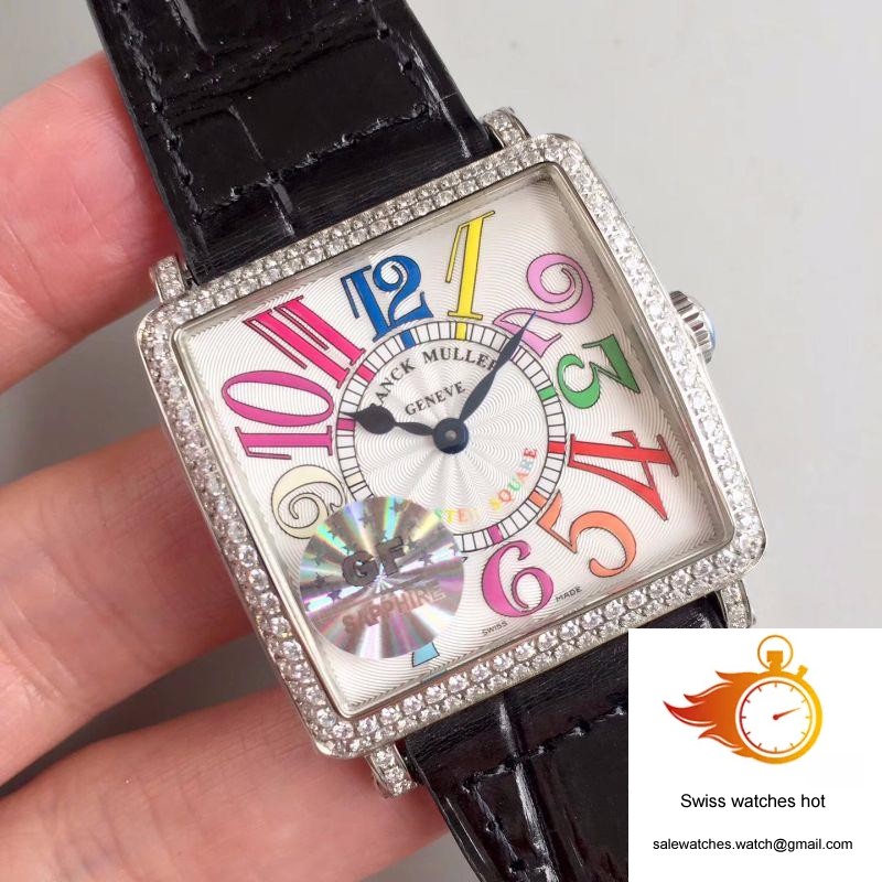 Franck Muller Master Square Ladies 6002 M QZ D White Dial GF Factory 2 Franck Muller Master Square Ladies 6002 M QZ D White Dial GF Factory 2