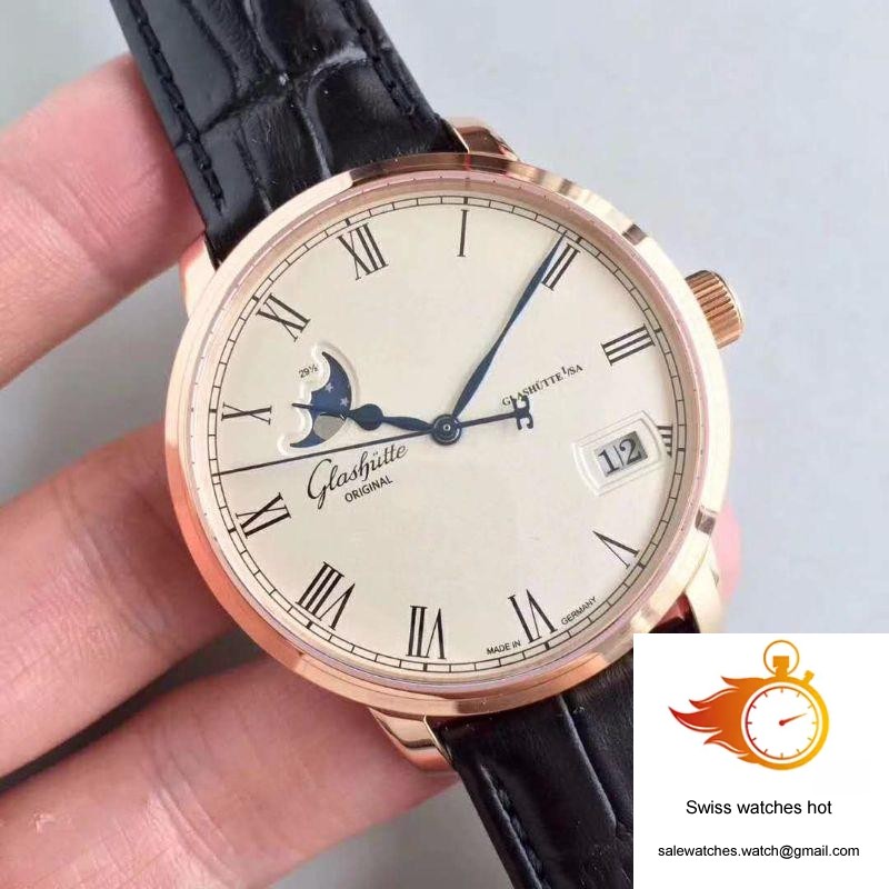 Glashutte Senator Panorama Date Moon Phase 100-04-32-15-04 GF Factory White Dial 2 Glashutte Senator Panorama Date Moon Phase 100-04-32-15-04 GF Factory White Dial 2