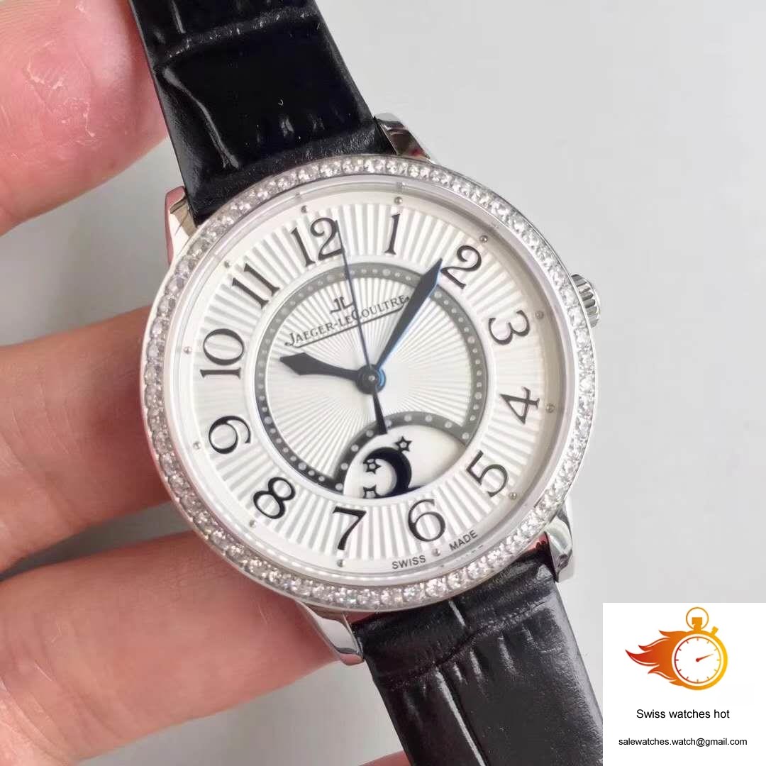 Jaeger-LeCoultre Rendez-Vous 3612420 Black Leather Strap White Dial 2 Jaeger-LeCoultre Rendez-Vous 3612420 Black Leather Strap White Dial 2