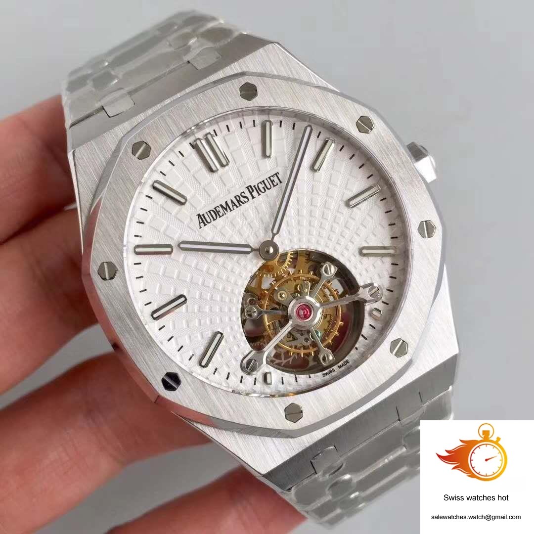 Audemars Piguet Royal Oak Tourbillon Extra Thin 26522 White Dial R8 Factory 2 Audemars Piguet Royal Oak Tourbillon Extra Thin 26522 White Dial R8 Factory 2