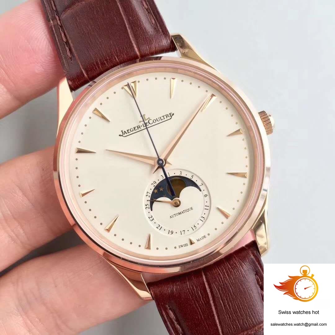 Jaeger-LeCoultre Master Ultra Thin Moon 1362520 ZF Factory White Dial 2 Jaeger-LeCoultre Master Ultra Thin Moon 1362520 ZF Factory White Dial 2
