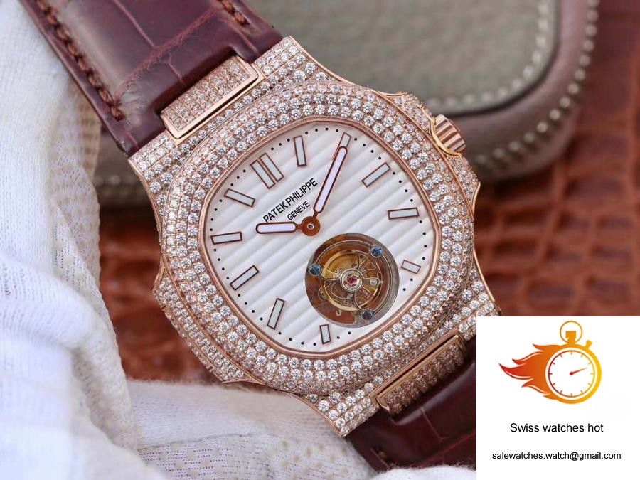 Patek Philippe Nautilus Jumbo 5711 Rose Gold Tourbillon 2018 R8 Factory White Dial 2 Patek Philippe Nautilus Jumbo 5711 Rose Gold Tourbillon 2018 R8 Factory White Dial 2