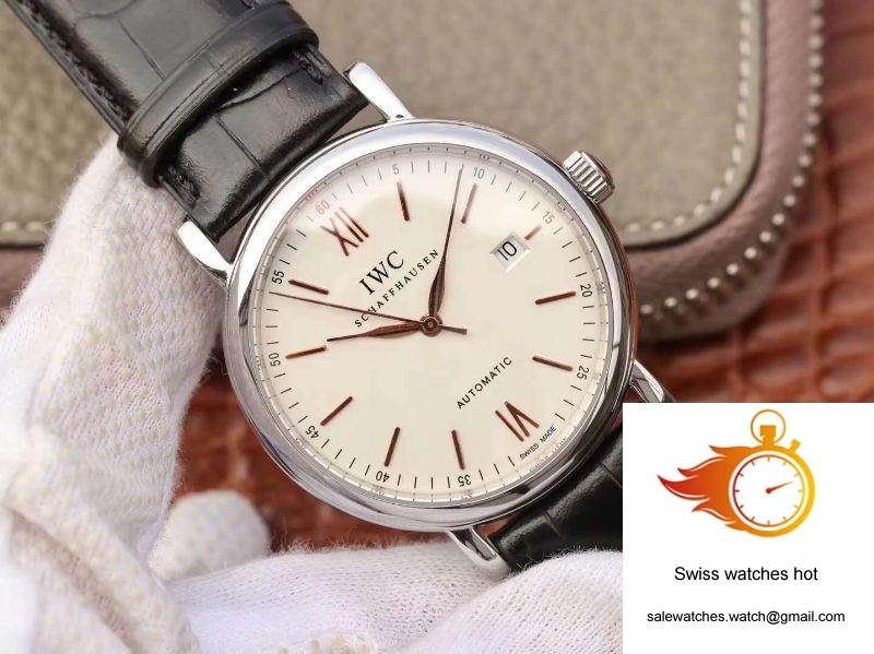 IWC Portofino Automatic IW356501 MKS Factory Black Leather Strap White Dial 2 IWC Portofino Automatic IW356501 MKS Factory Black Leather Strap White Dial 2
