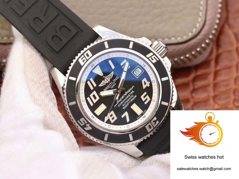 Breitling Superocean 42 Abyss White A1736402/BA29 ZF Factory Black Dial 2 Breitling Superocean 42 Abyss White A1736402/BA29 ZF Factory Black Dial 2