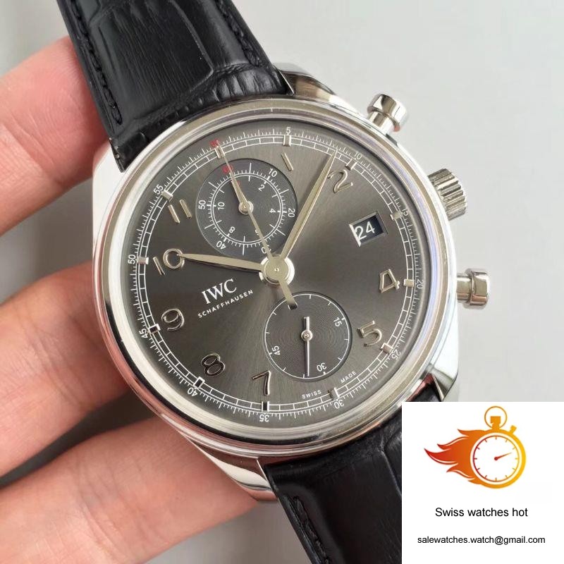 IWC Portugieser Chronograph Classic IW390404 ZF Factory Anthracite Dial 2 IWC Portugieser Chronograph Classic IW390404 ZF Factory Anthracite Dial 2