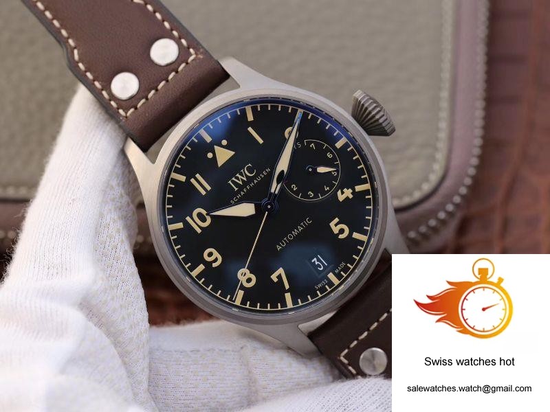 IWC Big Pilot Heritage IW501004 Titanium ZF Factory Black Dial 2 IWC Big Pilot Heritage IW501004 Titanium ZF Factory Black Dial 2