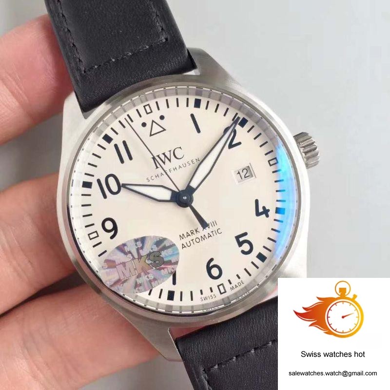 IWC Pilot Mark XVIII IW327002 MKS Factory V2 White Dial 2 IWC Pilot Mark XVIII IW327002 MKS Factory V2 White Dial 2