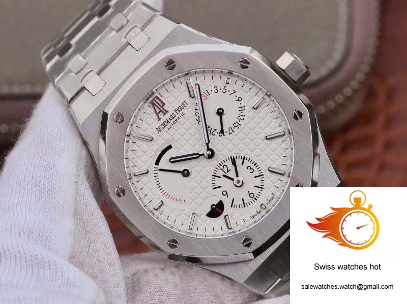 Audemars Piguet Royal Oak GMT 41MM 26120 White Dial TWA Factory 2 Audemars Piguet Royal Oak GMT 41MM 26120 White Dial TWA Factory 2