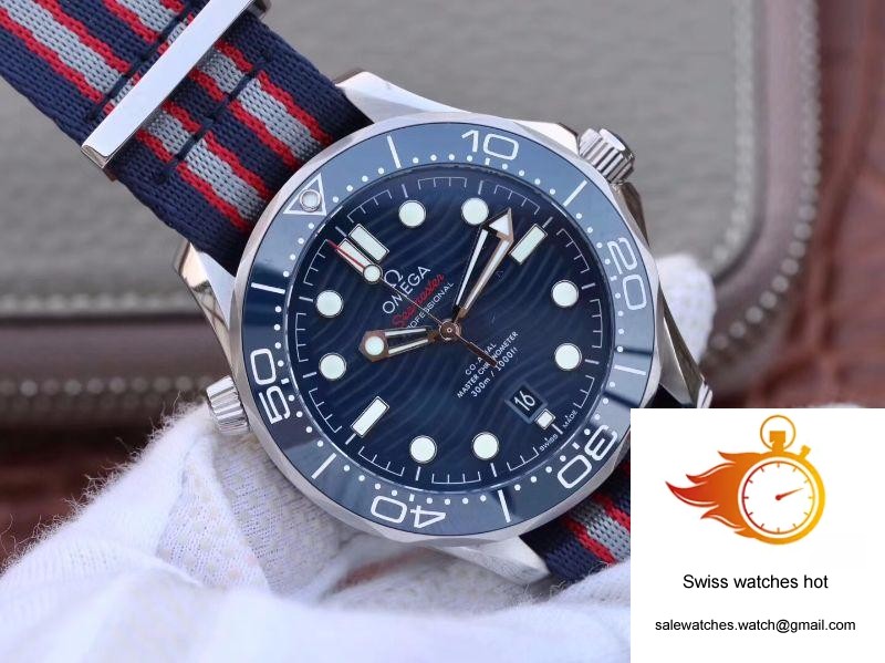 Omega Seamaster Diver 300m 210.30.42.20.03.001 Blue Wave Dial VS Factory 2 Omega Seamaster Diver 300m 210.30.42.20.03.001 Blue Wave Dial VS Factory 2