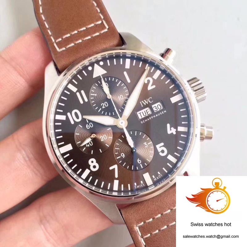 IWC Pilot Chronograph Edition Le Petit Prince IW377713 ZF Factory Chocolate Dial 2 IWC Pilot Chronograph Edition Le Petit Prince IW377713 ZF Factory Chocolate Dial 2