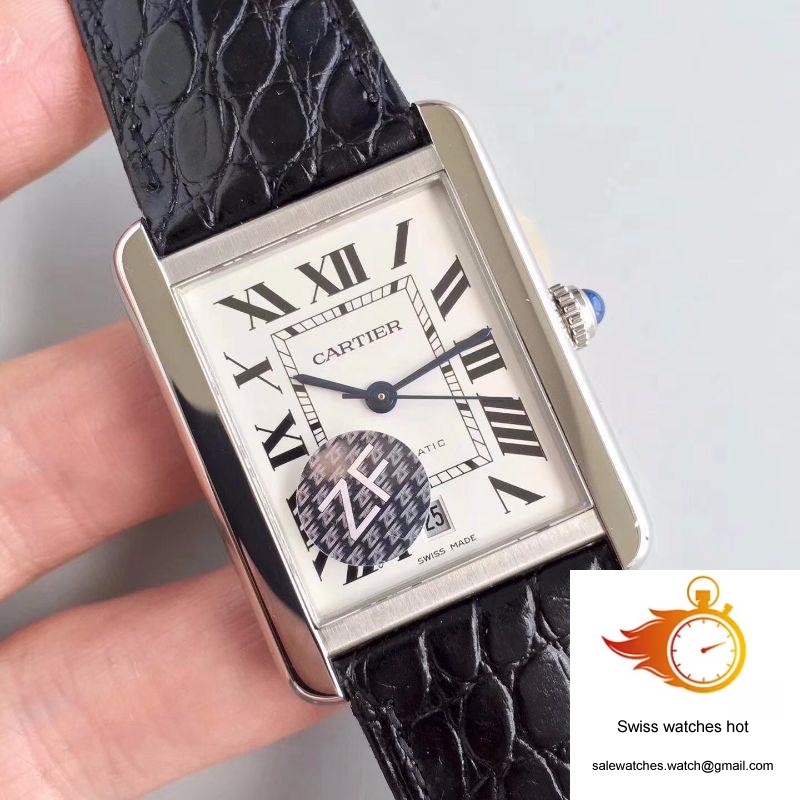 Cartier Tank Solo XL Automatic W5200027 ZF Factory White Dial 2 Cartier Tank Solo XL Automatic W5200027 ZF Factory White Dial 2