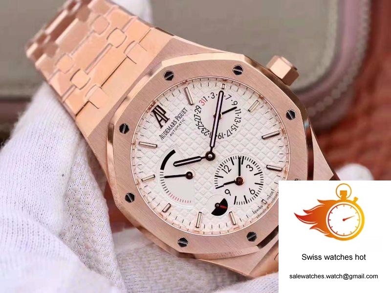 Audemars Piguet Royal Oak GMT 41MM 26120 TWA Factory White Dial 2 Audemars Piguet Royal Oak GMT 41MM 26120 TWA Factory White Dial 2