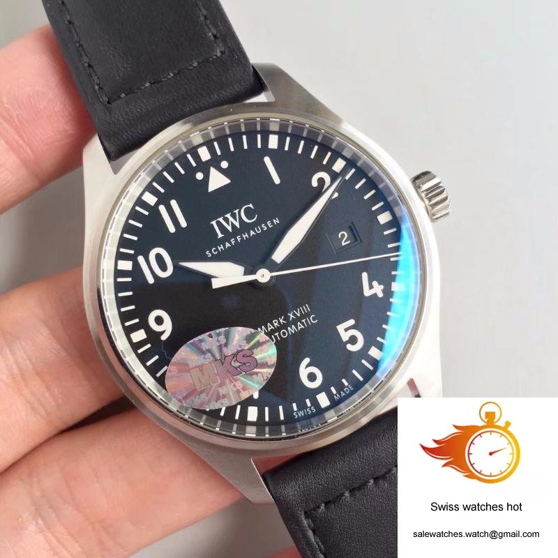 IWC Pilot Mark XVIII Edition Laureus Sport IW324703 MKS Factory V2 Blue Dial 2 IWC Pilot Mark XVIII Edition Laureus Sport IW324703 MKS Factory V2 Blue Dial 2