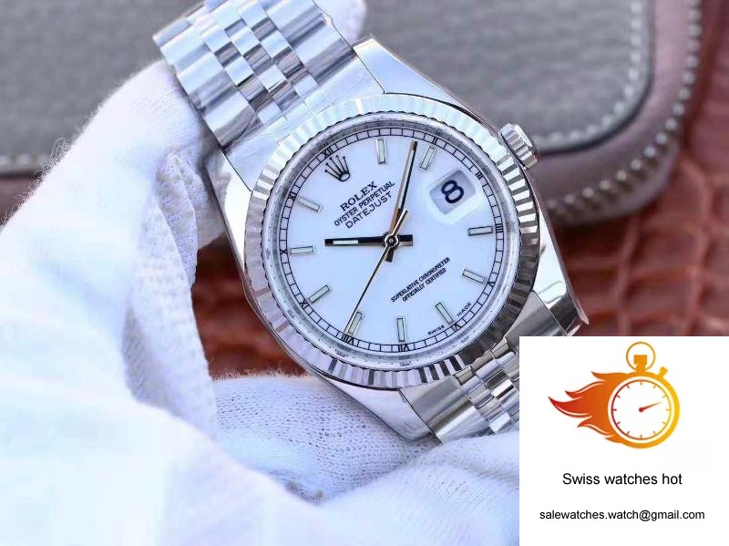 Rolex Datejust 116234 36mm AR Factory White Enamel Dial 2 Rolex Datejust 116234 36mm AR Factory White Enamel Dial 2