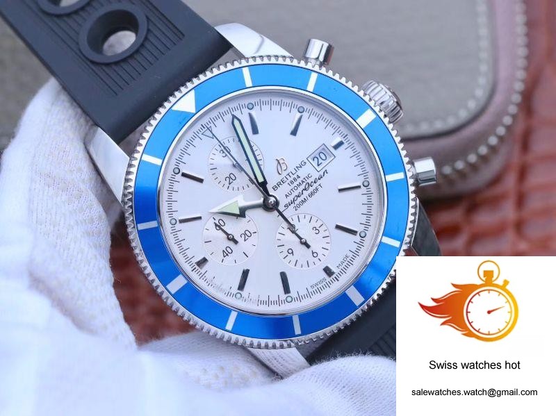 Breitling Superocean Heritage II 46MM A1331217 OM Factory White Dial 2 Breitling Superocean Heritage II 46MM A1331217 OM Factory White Dial 2