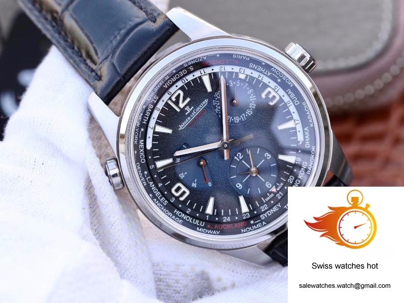 Jaeger-LeCoultre Polaris Geographic 904847J 42MM TWA Factory Black Blue Textured Dial 2 Jaeger-LeCoultre Polaris Geographic 904847J 42MM TWA Factory Black Blue Textured Dial 2