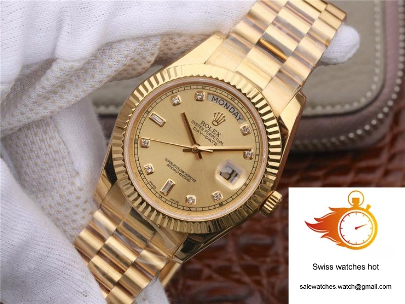 Rolex Day-Date II 218238 40MM EW Factory 18K Yellow Gold Dial 2 Rolex Day-Date II 218238 40MM EW Factory 18K Yellow Gold Dial 2
