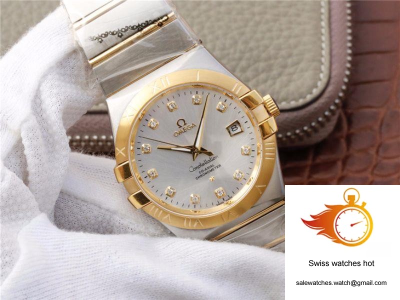 Omega Constellation 123.20.38.21.52.002 V6 Factory White Dial 2 Omega Constellation 123.20.38.21.52.002 V6 Factory White Dial 2