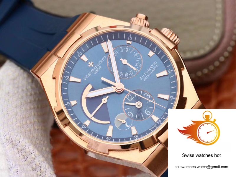 Vacheron Constantin Overseas 44mm TWA Factory 18K Rose Gold Blue Dial 2 Vacheron Constantin Overseas 44mm TWA Factory 18K Rose Gold Blue Dial 2