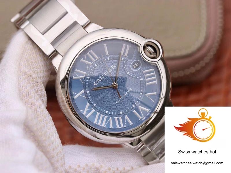Ballon Bleu De Cartier 42MM WSBB0025 V9 Factory Blue Dial 2 Ballon Bleu De Cartier 42MM WSBB0025 V9 Factory Blue Dial 2