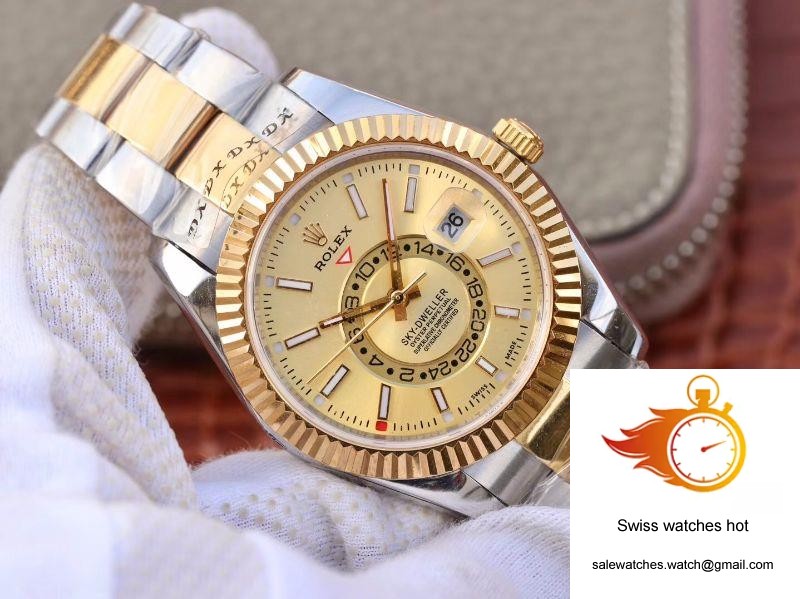 Rolex SKY-DWELLER 326938-72418 Gold Dial 2 Rolex SKY-DWELLER 326938-72418 Gold Dial 2